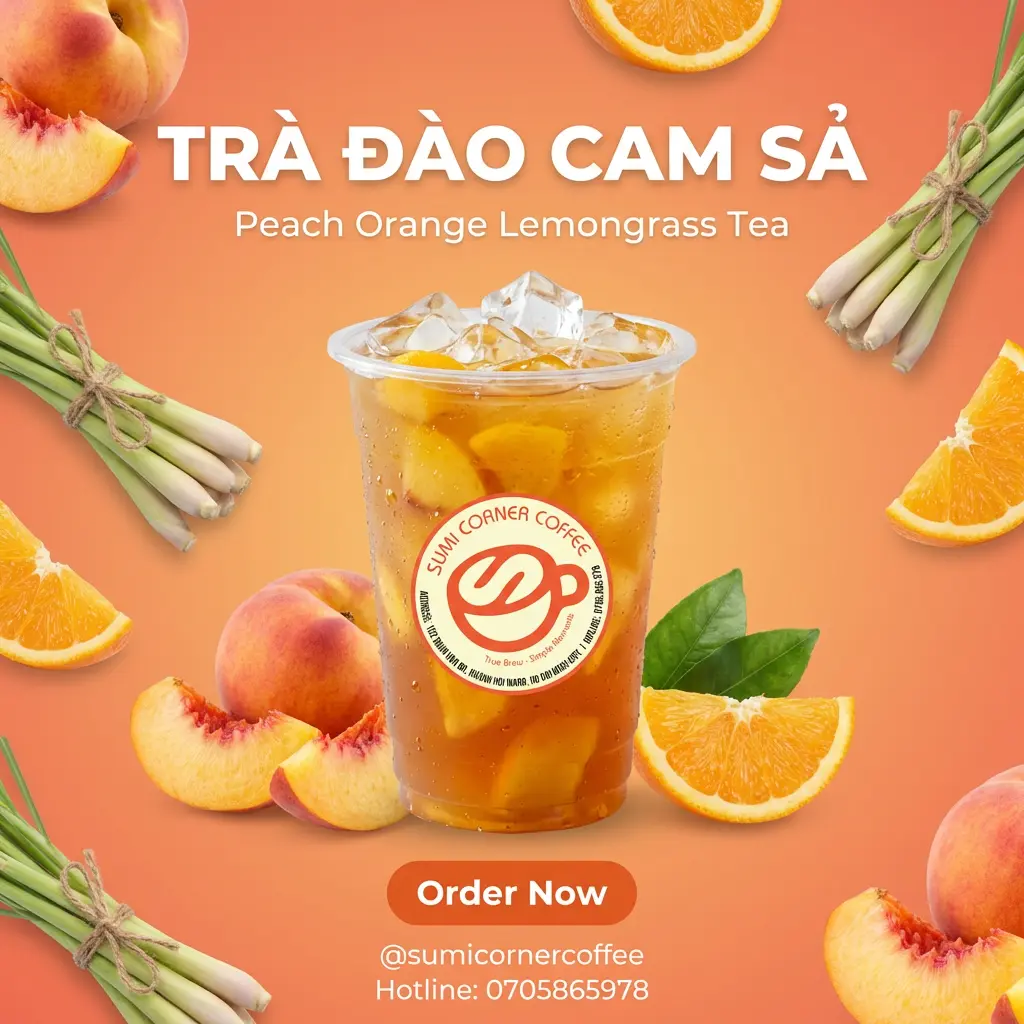 Trà Đào Cam Sả
